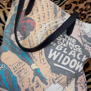 Rare comic themed coach bag